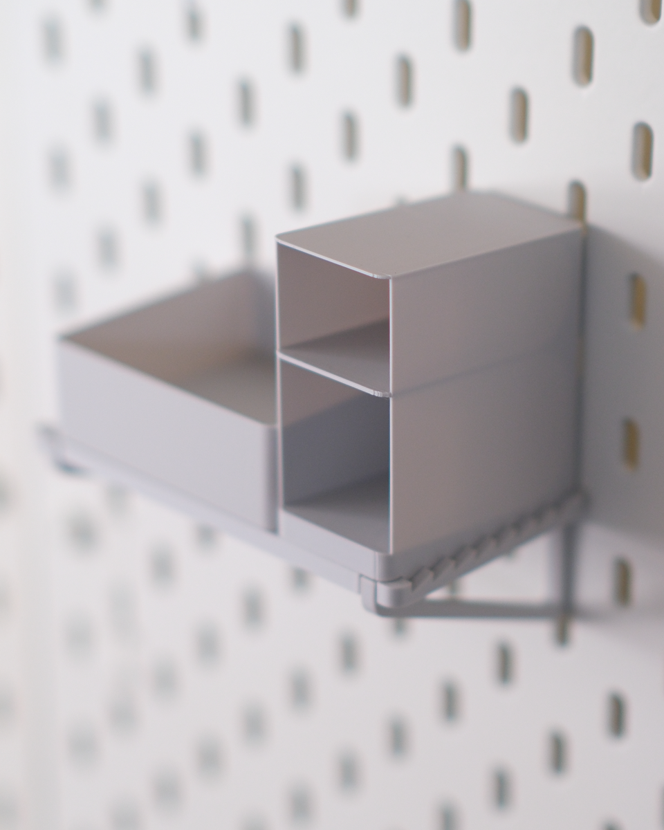 IKEA SKADIS Sliding Shelf with Organizer (Large) - thumbnail 6